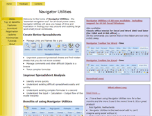 Tablet Screenshot of navigatorutilities.com